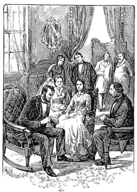 Lincoln in the Lauries' Parlor
